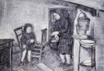 Titolo :Interno casa di contadino, Medicina (BO)
