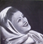 Titolo :Giovane sposa  anni 50
Tecnica: Olio su Tela
Misure : 50x50 cm
